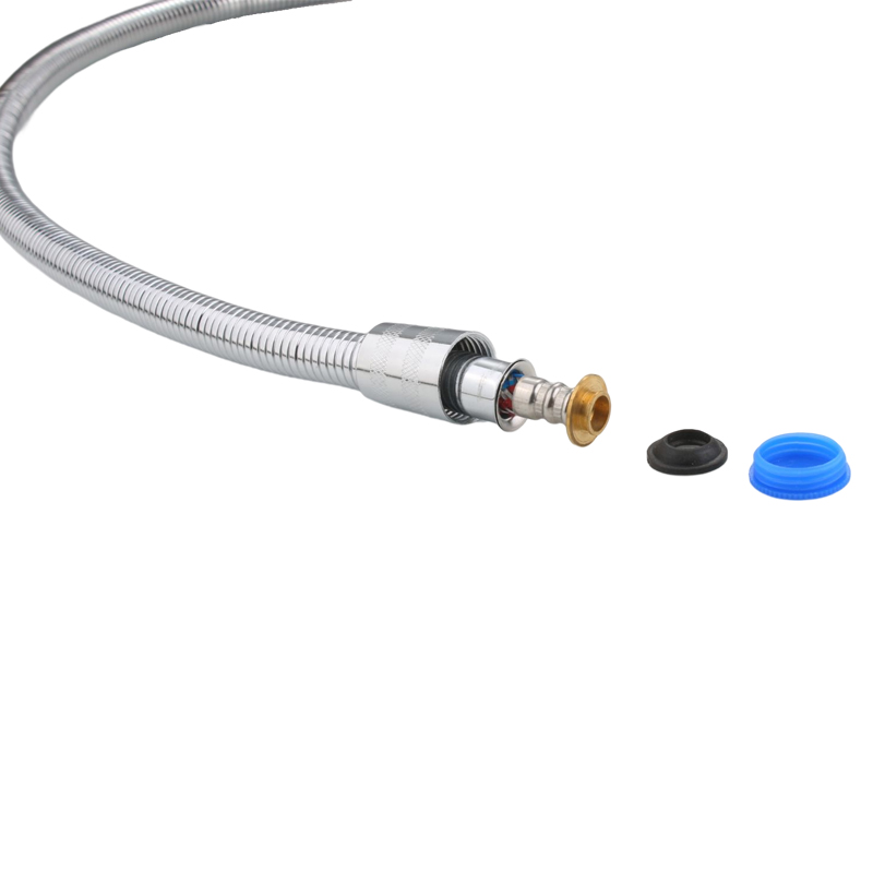 Wat moet ik doen als mijn roestvrijstalen douche flexibele slang barst?